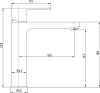 Смеситель для раковины E.C.A. Nita 102188041EX фото 2