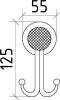 Крючок Boheme Royal Cristal Bronze двойной фото 3