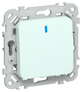 Выключатель 1-клавишный IEK Flite FI-V10-1-10-1-K94 холодный лед