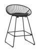 Набор из 4 полубарных стульев Stool Group UFO-24A-P11 BL/BL X4 черный фото 2