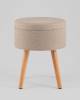 Пуф Stool Group Store Woody HS-WL14 V1 бежевая, рогожка, с ящиком фото 7