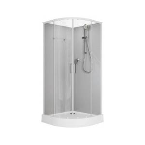 Душевая кабина Aquanet Passion EVO 267253 профиль белый, 900x900