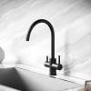 Смеситель для кухни Sancos Taper SC4012MB с возможностью подключения фильтра для воды, черный матовый фото 6