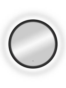 Зеркало Continent Planet Black ЗЛП683 D1000 с бесконтактным сенсором ,черный