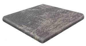 Ступень Gres de Aragon Metal 906861 Esquina Redonda Black 33x33