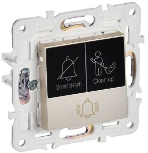 Кнопка звонка IEK Skandy SK-V14-2-10-K37 шампань