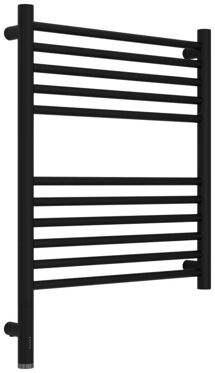 Полотенцесушитель электрический Сунержа Богема 3.1 31-6004-6050 прямой, Матовый чёрный, 60x50