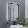 Зеркало Grossman Elegans-норма Black 1770802 700x800x45 мм, LED с сенсорным выключателем и подогревом фото 3
