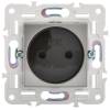 Розетка 1-местная с защитными шторками IEK Skandy SK-R13-10-K50 никель фото 5