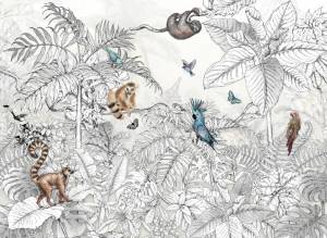 3D Фотообои Artegrafico «Забавная фауна» FN-006 канвас