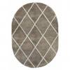 Ковер Oz Kaplan Gold Shaggy 01562A BEIGE Овал 0.8x1.5