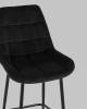 Стул барный Stool Group Флекс AV 405-N28-08(PP) велюр черный фото 7