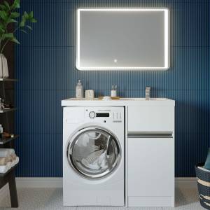 Мебель для ванной AQUATON Лондри 40 R, под стиральную машину