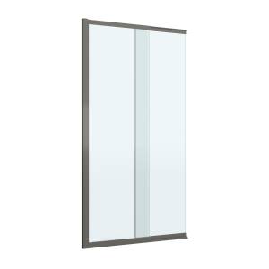 Шторка на ванну Cezares Slider-Fix-Vf-11-90/150-C-Gm профиль оружейная сталь, стекло прозрачное, 90x150