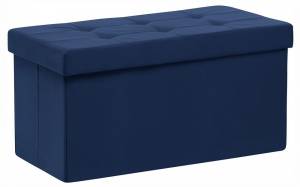 Банкетка-сундук Leset Леда 4687205442208 Темно-синяя Velutto 26