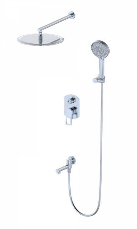 Душевой комплект Wonzon & Woghand WW-88939010-CR хром