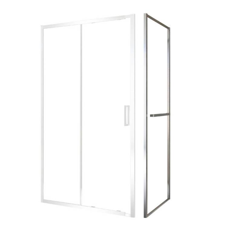 Боковая стенка Black&White Stellar Wind SX720 720100S профиль хром, 100х195