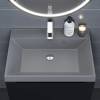 Раковина Uperwood Classic Quartz 291030001 серая матовая, бетон, 60x45 фото 5