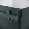 Душевой уголок Grossman Classic 120.K33.04.1470.21.10 профиль черный матовый, стекло тонированое, 140x70x195 фото 7