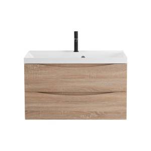 Тумба с раковиной BelBagno Marino 80 rovere bianco