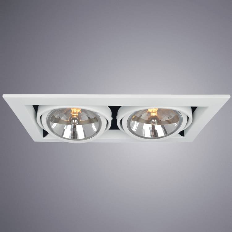 Встраиваемый точечный светильник Arte Lamp Cardani Grande A5935PL-2WH
