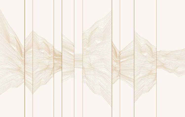 3D Фотообои Artegrafico «Безупречная геометрия» LST-026 песок