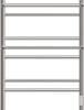 Полотенцесушитель электрический Lemark Pramen П7 50x70, хром