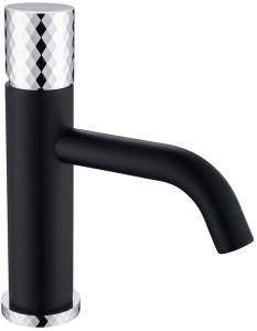 Смеситель для раковины Boheme Stick 121-BCR Black Diamond Chrome
