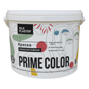 Краска износостойкая Silk Plaster Prime Color база С 9 л