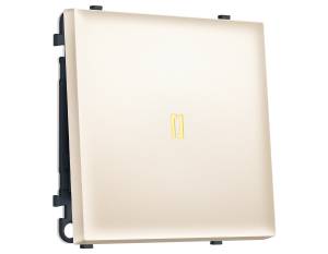 Комплект механизма 1-клавишного выключателя Ambrella Volt Sigma MS242010 жемчужно-кремовый