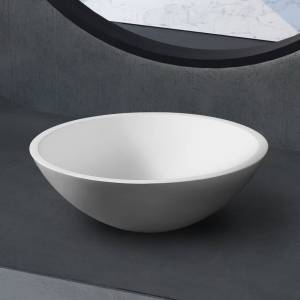 Раковина Abber Stein AS2608 накладная, 40 см, белая матовая