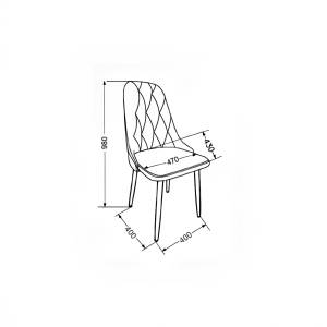 Стул Арника Граф 00-00273153 белый матовый Томми 03 капучино