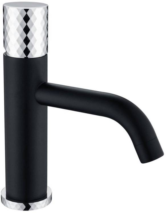 Смеситель для раковины Boheme Stick 121-BCR Black Diamond Chrome