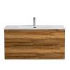 Тумба с раковиной BelBagno MARINO-CER-N 100 подвесная, Rovere Rustico