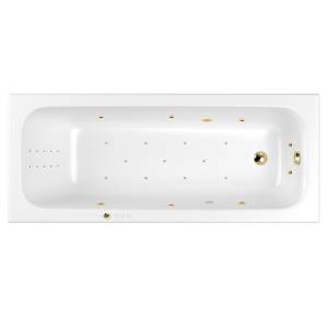 Акриловая ванна WHITECROSS Vibe Ultra Nano 0105.170070.100.ULTRANANO.GL с гидромассажем, 170x70