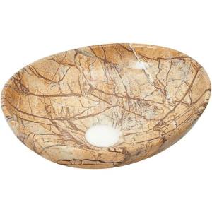 Раковина Weltwasser WW Elbach 10000004552 3078 M818 40 см, под мрамор, бежевая