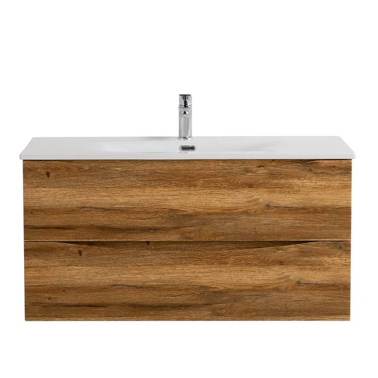 Тумба с раковиной BelBagno MARINO-CER-N 100 подвесная, Rovere Rustico