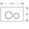 Кнопка смыва Geberit Sigma 40 115.628.14.1 черный матовый фото 3