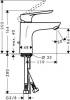 Смеситель для раковины Hansgrohe Logis E 71161000 фото 3
