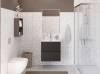 Тумба с раковиной BelBagno UNO 60 подвесная, Темно-Серый Матовый фото 5