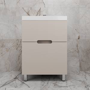 Тумба под раковину Style Line Матис 60 ЛС-00002431 напольная, крем, 60x82x45