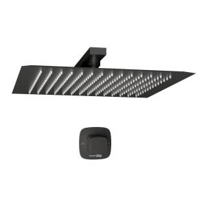 Душевой комплект Wasserkraft Nuthe A9151.219.162 с верхней душевой насадкой, черный, встраиваемый