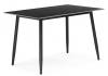 Стол Woodville Rion 15908 черный мрамор, черный 120x80x75