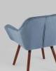 Кресло Stool Group Брайан BRUYNE HY-20-5218 замша, глубокий синий NC фото 6