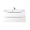 Тумба с раковиной BelBagno Marino 100 bianco lucido, подвесная