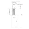Дозатор Bemeta Hotel 136109012 хром, 470 мл фото 2