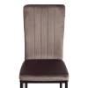 Стул Tetchair Verter (mod. 37-1) 20543 Dark grey (темно-серый) HLR24/черный 4шт. фото 6