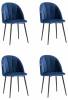 Стул Stool Group Логан AV 413-Cb-08 велюр синий фото 9