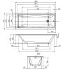 Каркас для ванны AM.PM Gem W93A-180-070W-R Серый 180х70 см фото 2