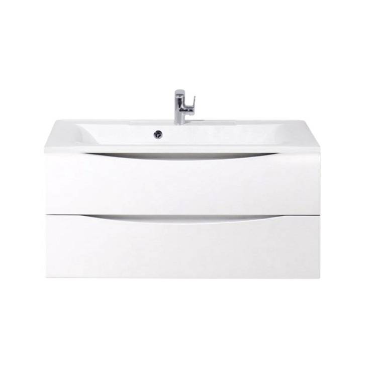 Тумба с раковиной BelBagno Marino 100 bianco lucido, подвесная
